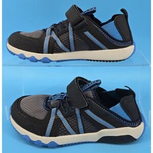 Merrell Hydro Free Roam Shoes Big Kids Sz 4 Water Sneakers Black Blue Grippy